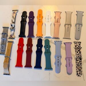 Colorful Silicone Watch Bands Collection